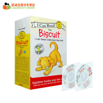 I Can Read一阶段 Biscuit 饼干狗 18册+2CD英文原版绘本平装3-6岁@