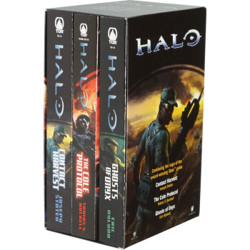 英文原版科幻小說 Halo Boxed Set 光暈係列 科爾協議/奧星的幽靈/豐饒星之戰 3冊 pdf epub mobi 電子書 下載