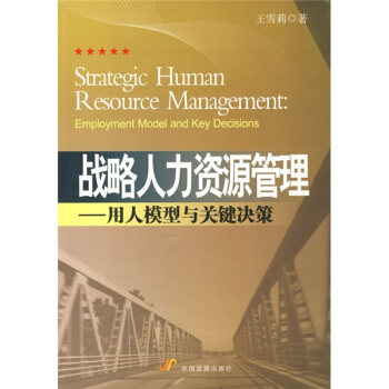 戰略人力資源管理：用人模型與關鍵決策 pdf epub mobi 下载