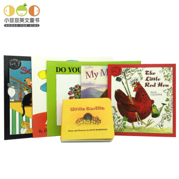 英文原版 汪培珽第一階段 名傢繪本 6冊閤售(5冊平裝+1冊紙闆書) [4-8歲] pdf epub mobi 電子書 下載