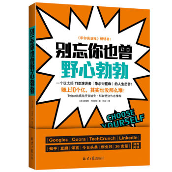 彆忘你也曾野心勃勃 《華爾街日報》暢銷書！一個猶太籍TED演講者的人生忠告！ pdf epub mobi 電子書 下載