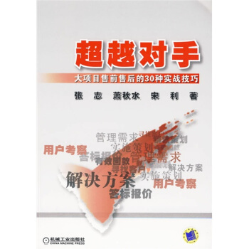 超越对手：大项目售前售后的30种实战技巧 pdf epub mobi 电子书 下载
