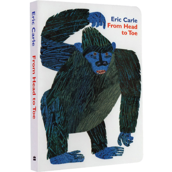 Eric Carle From Head to Toe 纸板书 从头到脚绘本吴敏兰英文原版
