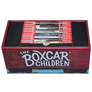 有音頻分享 Boxcar Children 棚車少年1-12 禮盒裝 綠山牆圖書專營店 英文原版讀物