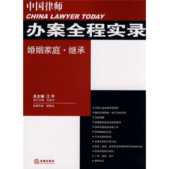 中国律师办案全程实录：婚姻家庭·继承 pdf epub mobi 下载