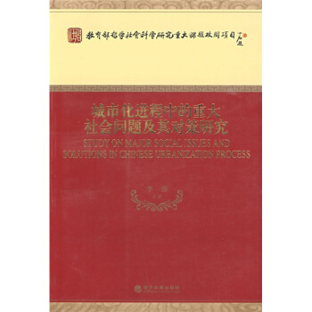 城市化进程中的重大社会问题及其对策研究 pdf epub mobi 电子书 下载