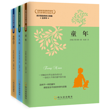 高尔基三部曲(童年在人间我的大学) 青少版全译本世界名著10-12-15岁 中学生课外书 pdf epub mobi 下载