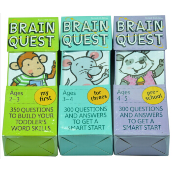 現貨！My First Brain Quest 英文原版幼兒園低幼組3盒閤售2-5歲 正版 pdf epub mobi 下载