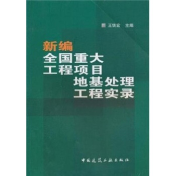 新编全国重大工程项目地基处理工程实录 pdf epub mobi 电子书 下载