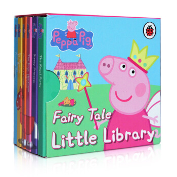 英文原版 小猪佩奇 Peppa Pig Fairy Tale Little Library 手掌书