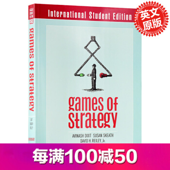 【中商原版】經濟科學譯庫:策略博弈 英文原版 Games of Strategy 博弈論第三版