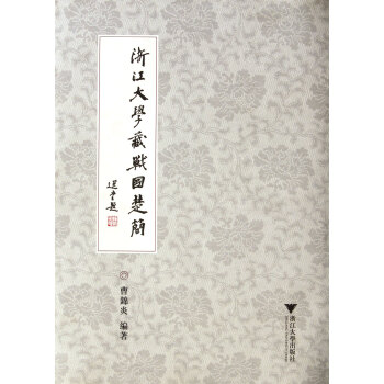 浙江大学藏战国楚简(精) pdf epub mobi 下载