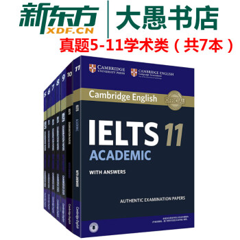 包邮套装共7本《剑桥雅思考试全真试题集5-11学术类》IELTS考试新东方原版引进图书 pdf epub mobi 电子书 下载