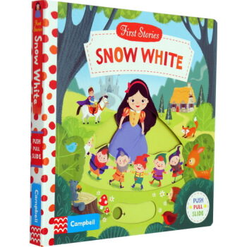 BUSY系列 First Stories Snow White 纸板 机关 操作 活动书英文原版绘本