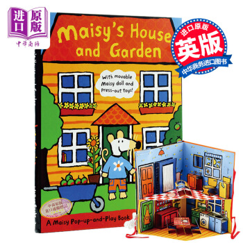 【中商原版】小鼠波波的房子和花园 搭建立体场景 Maisy's House and Garden