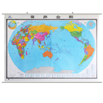 2018世界地图挂图 2米X1.5米 世界全图会议室 商务办公室装饰画 高档精装覆膜防水 pdf epub mobi 电子书 下载