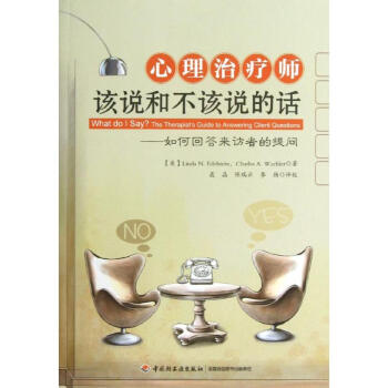 心理治疗师该说和不该说的话 pdf epub mobi 下载