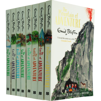 英文原版 Enid Blyton The Adventure Series冒險係列8冊閤售 小說讀物