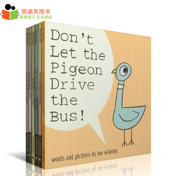 别让鸽子开巴士系列莫威廉 pigeon 英文原版绘本6册平装3-6岁#