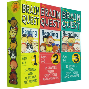 大脑任务 Brain Quest Reading 智力开发卡片书 阅读练习 3盒 pdf epub mobi 下载