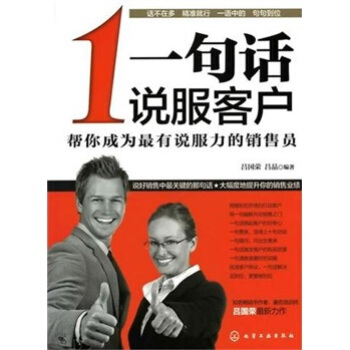 一句话说服客户：帮你成为最有说服力的销售员 pdf epub mobi 下载