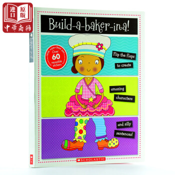 【中商原版】翻翻学习书 英文原版 build a baker-ina! 含带一支笔和60个贴纸 pdf epub mobi 下载