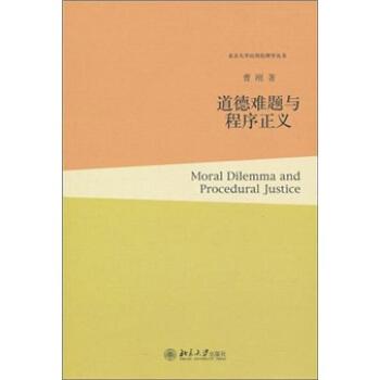 道德難題與程序正義 pdf epub mobi 下载