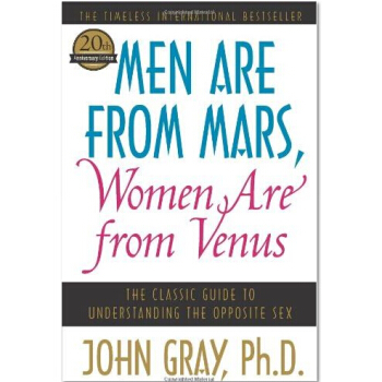 英文原版Men are from Mars,Women