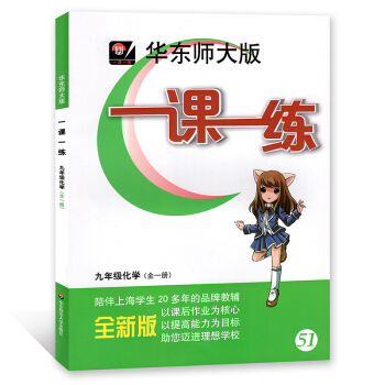 华东师大版 一课一练 化学 九年级/9年级全一册 上海版 华东师范大学出版社 pdf epub mobi 下载