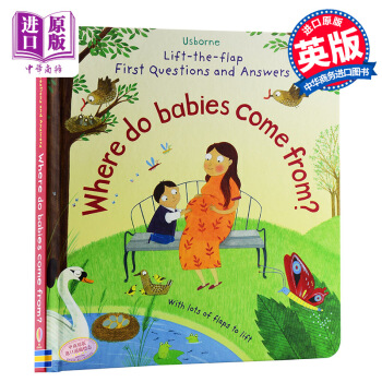 【中商原版】翻翻学:妈妈,我在哪里来? 英文原版 Where Do Babies Come