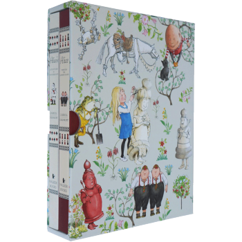 Alice in Wonderland Slipcase Set愛麗絲2冊禮盒裝 格林威奬