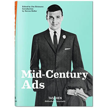 Mid-Century Ads,20世紀中廣告 英文正版廣告品牌平麵設計圖書TASCHEN