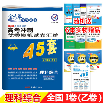 金考捲45套 2019各省市高考衝刺模擬試捲匯編 理科綜閤 全國捲乙捲1捲 pdf epub mobi 電子書 下載