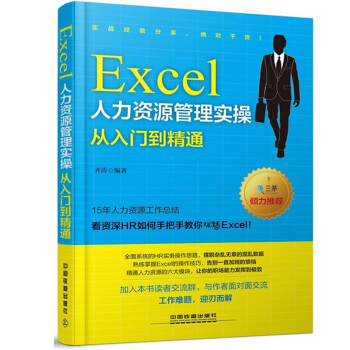 正版现货 齐涛著 Excel人力资源管理实操从入门到精通 Excel操作入门书籍 三茅 pdf epub mobi 下载