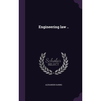 【預訂】Engineering Law ..