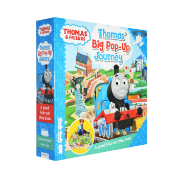 托馬斯場景立體書禮盒裝 英文原版Thomas and Friends托馬斯立體書 邊玩邊學