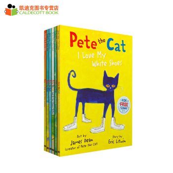 英文原版繪本 Pete the Cat 皮特貓6冊平裝# pdf epub mobi 電子書 下載