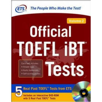 托福官方指南2 英文原版 Official Toefl iBT Tests Volume2