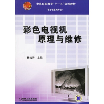 中等职业教育“十一五”规划教材:彩色电视机原理与维修(电子信息类专业)