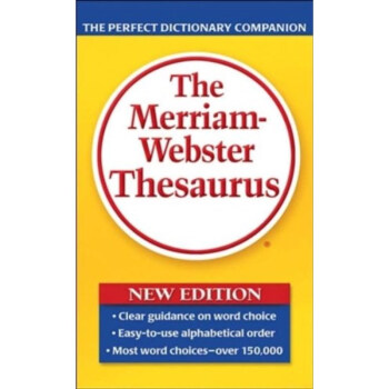 韦氏同义词英英字辞典英文原版the merriam-webster thesaurus