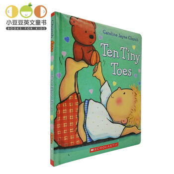 Ten Tiny Toes 纸板书 名家Caroline Jayne Church作品