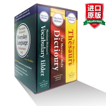華研英文原版進口字典 韋氏三寶詞典 Merriam-Webster Dictionary