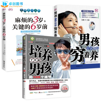 家庭教育儿书籍百科3册 培养了不起男孩的100个细节 0-1-3-6岁畅销家教宝典 pdf epub mobi 下载