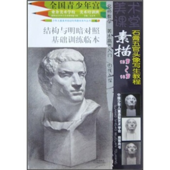 少年儿童美术培训专用教材系列丛书：素描石膏五官头像写生教程（12岁-18岁） pdf epub mobi 下载