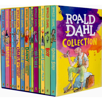 英文原版小说 Roald Dahl 罗尔德达尔全套15册 BFG 查理与巧克力工厂