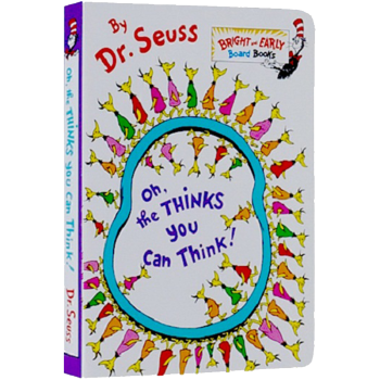 英文原版 Oh The Thinks You Can Think 閱讀啓濛紙闆書 蘇斯博士
