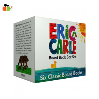 艾瑞卡爾 Eric Carle Six Books 6冊 英文原版繪本 盒裝紙闆# pdf epub mobi 電子書 下載