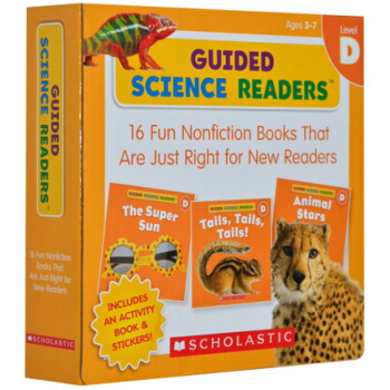 英文原版绘本 Scholastic Guided Science Readers Level D