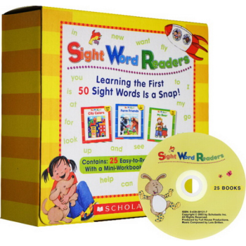 Sight Word Readers box set with CD 高频词 常见字 英文原版