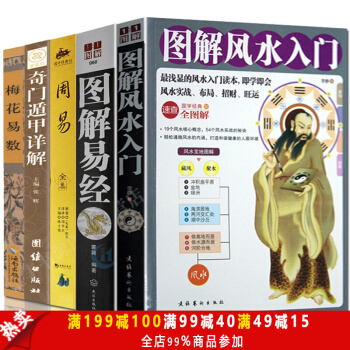 奇门风水全5册 图解易经梅花易数奇门遁甲周易全书大全集 易经入门风水占卜 四书五经中国哲学书籍 pdf epub mobi 电子书 下载